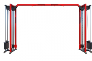 Визуализация спортивного тренажера "Кроссовер"