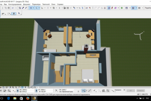 Планировка коттеджа