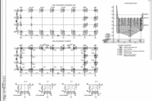 Фундамент промышленного здания