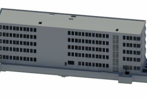 Офисное здание в Revit