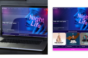 Сайт для ночного клуба