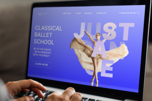 Дизайн Сайта школы баллета