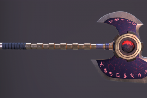 Dark-fantasy axe