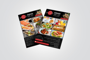 Флаеры для "Dorado shop cafe" г. Холон, Израиль