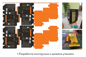 Разработка конструкции и дизайна упаковки.