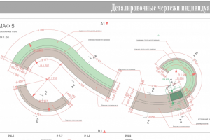 Чертежи лавочек  на производство