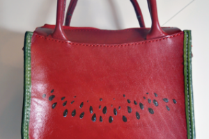 Арбузная сумка, рисунок - арбузные семячки