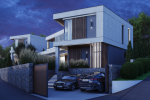 Визуализация домов в современном стиле