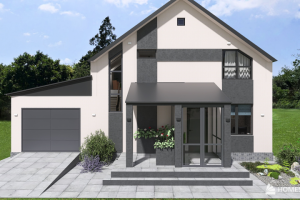 Дизайн проект Дома с мансардным этажом