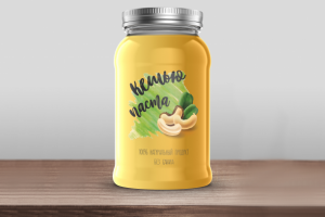 Этикетка ореховых паст