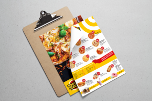 Меню для пиццерии