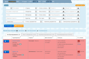 CRM система бронирования туров Онлайн-Вояж