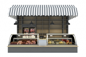 3д визуализация отдела в магазине