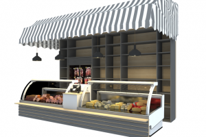 3д визуализация отдела в магазине