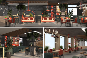 3д визуализация кафе. Воробьевы горы