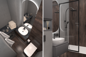 3д визуализация квартиры 60 кв.м