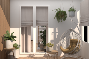 Дизайн проект кухни-гостиной