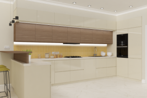 Дизайн кухни-гостиной в танхаузе