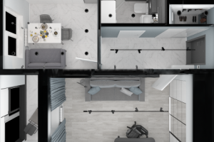 Дизайн проект квартиры 43 квадрата