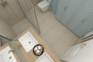 Санузел на мансарде