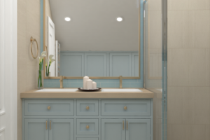 Санузел на мансарде