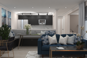 Гостиная в квартире США