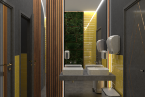 Санузел в караоке баре