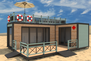 Строения на пляже