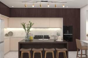 Кухня-гостиная в частном доме