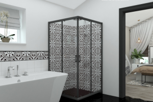 Спальня с ванной на мансарде