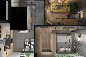 Дизайн для 2х комнатной квартиры