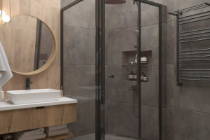 Санузел в стиле лофт