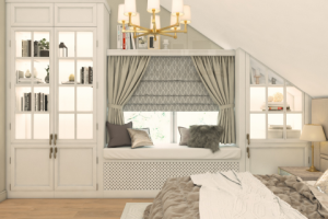 Дизайн спальни в частном доме