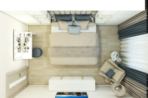 Спальня в 2х комнатной квартире