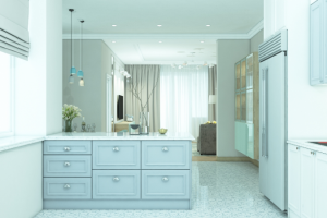 кухня-гостиная в частном доме