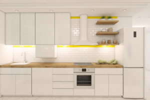 кухня-гостиная в скандинавском стиле