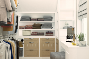 Гардеробная в частном доме