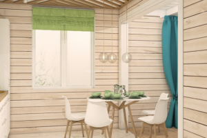 кухня дом брус