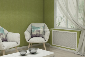 Визуализация экрана для радиаторов в интерьере