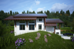 Визуализация загородного дома