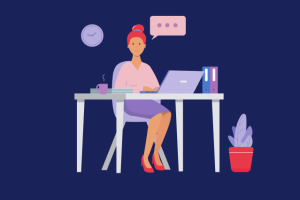 Персонаж бизнес-вумен