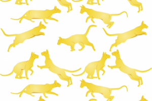 Принт кошки