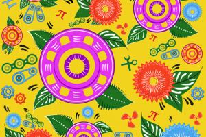 Паттерн "Техно в русском стиле. Городецкая"