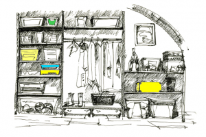 Иллюстрация для дизайн-бюро интерьеров