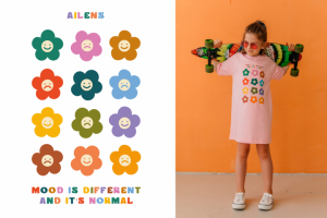 Принт для детской футболки бренда ALIENS