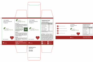 Верстка коробки и наклейки CardioTone