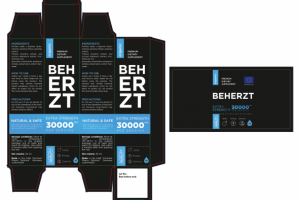 Верстка коробки и наклейки Beherzt
