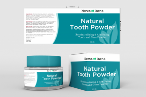 Создание дизайна для зубного порошка