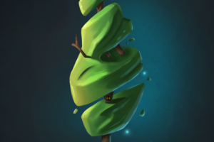 Дерево с таинственным жителем