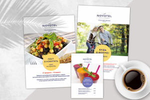 Рекламные макеты для сети Novotel